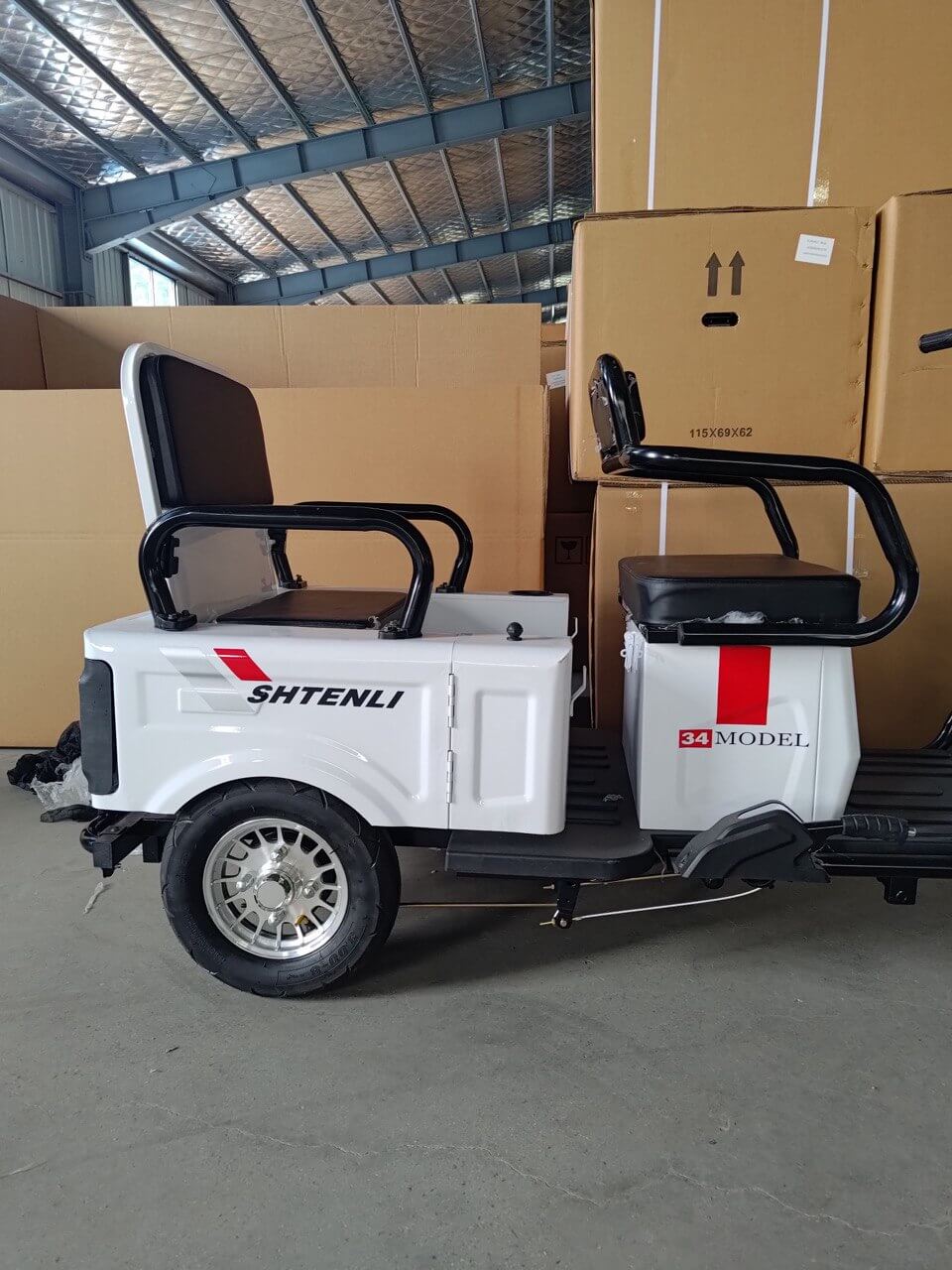 Электрический трицикл SHTENLI Model 34 2 в одном SLA 20Ач48В (аккумулятор 4шт 20Ач12В) — изображение 11