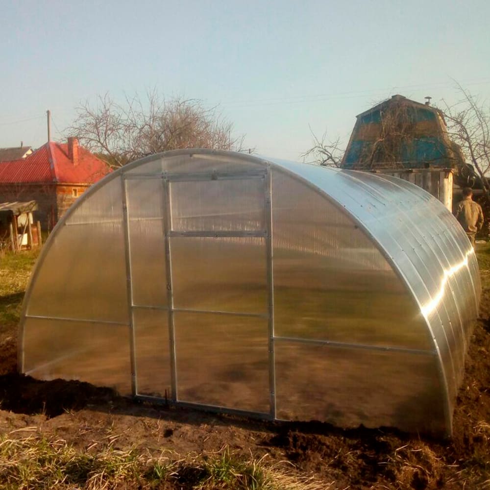 Теплица Широкая 40Ц-1-8 м 4 ширина