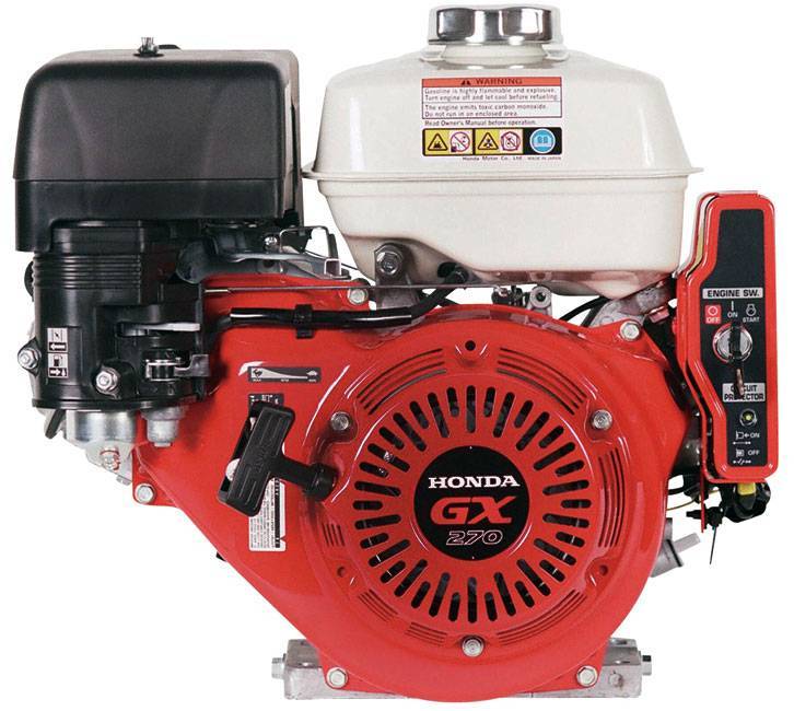 Двигатель GX260s (Аналог HONDA) 8.5 л.с. вал 25 мм под шлиц (или 168F, 170F) + подарок набор инструментов