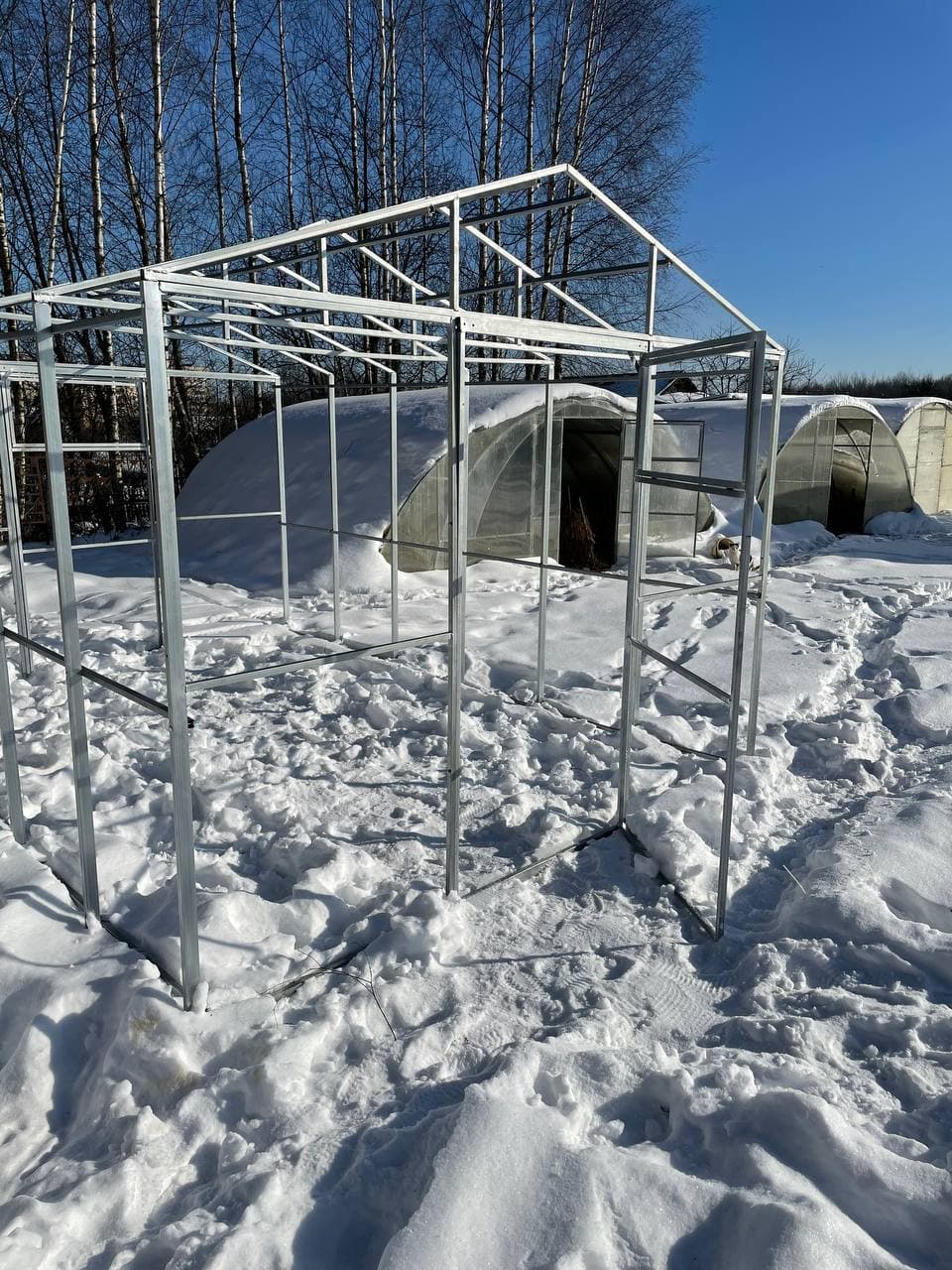 Теплица Домик СПР 20Д-1-6 м — изображение 2