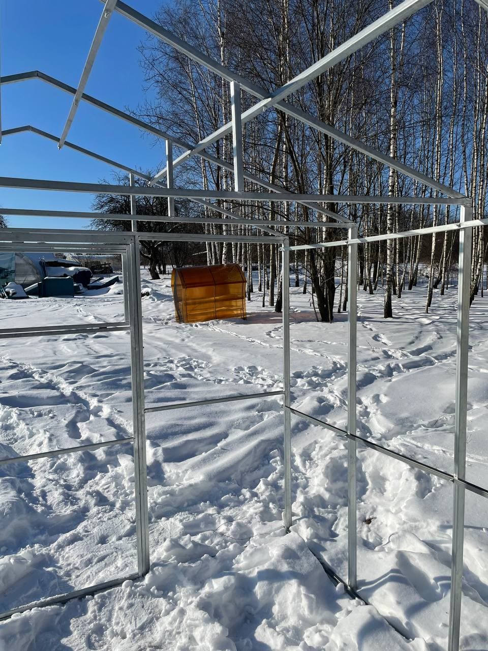 Теплица Домик СПР 20Д-1-6 м — изображение 5