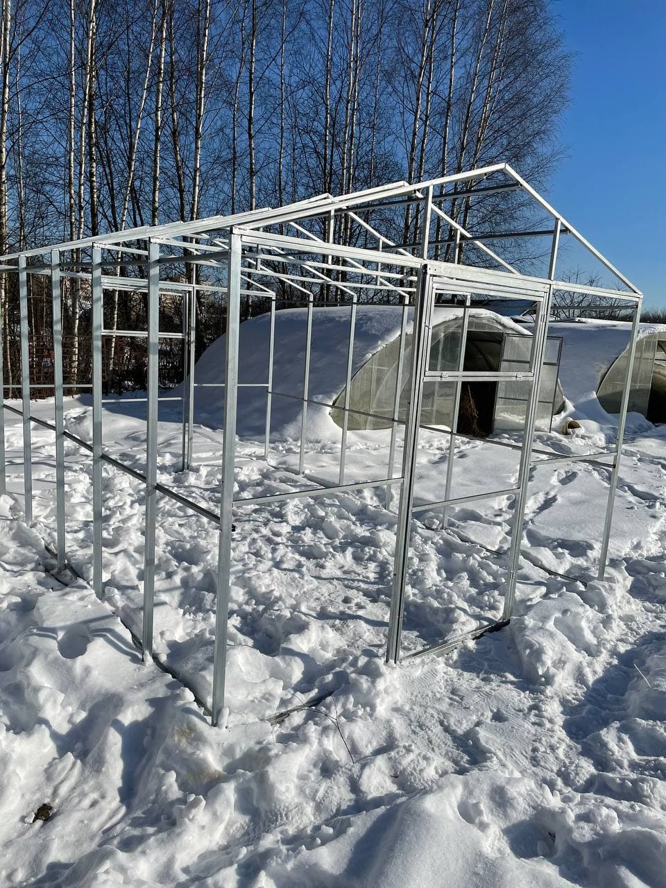 Теплица Домик СПР 20Д-1-6 м — изображение 7