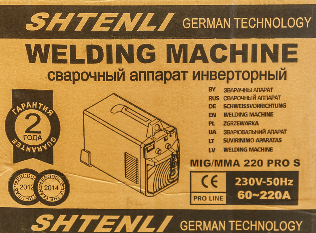Сварочный аппарат Shtenli MIG/MMA-220 PRO S (с евро разъемом) + подарок Маска WH 1000 — изображение 10